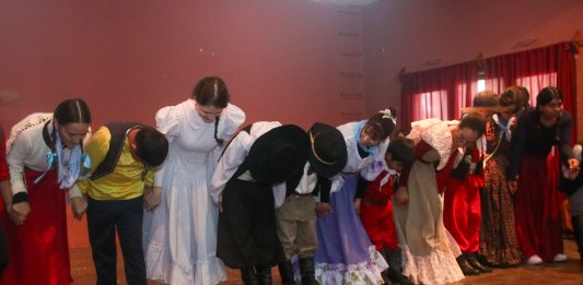 Emotivo festejo patrio en los dispositivos Santa Rita y Eva Perón