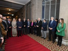 El ministro Masso participó del homenaje a Alberdi