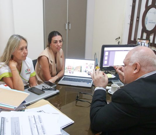 Masso recibió a autoridades del CONIN