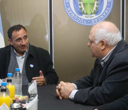 Trancas: Masso visitó al intendente Moreno