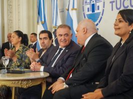 Masso acompañó al gobernador Jaldo durante un acto en donde se realizó el balance de la Tarjeta Alimentaria Independencia