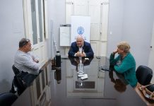 El ministro Masso recibió a referentes del centro comunitario Mate Cocido