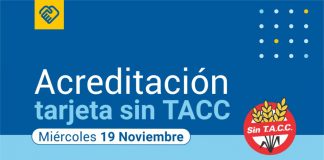 NUEVA ACREDITACIÓN DE LA TARJETA SIN TACC