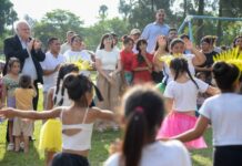 El Ministro Federico Masso participó del cierre de los Talleres de Verano en La Costanera Norte
