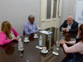 Masso se reunió con representantes de un merendero de Los Vázquez