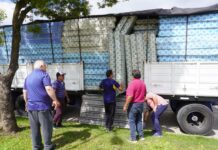 Continúa la asistencia a las familias damnificadas del sur de la Provincia