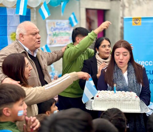 Masso encabezó el 9° aniversario del merendero “A todo pulmón” en el barrio El Sifón