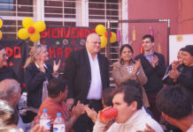 El ministro Masso visitó el comedor San Pedro Nolasco