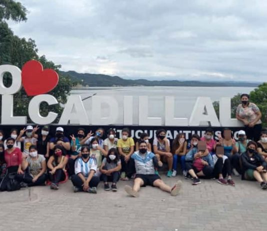 Jóvenes del Hogar Goretti disfrutaron de una jornada inolvidable en El Cadillal