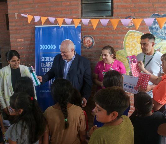 El ministro Masso participó del lanzamiento del programa Comedores Escolares en Verano 2024