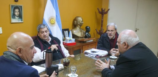 Alberdi: El ministro Masso fue recibido por el interventor Norry