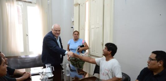 El ministro Masso recibió a vecinos de Las Piedritas