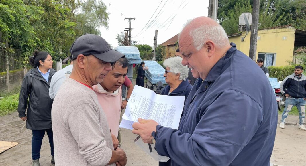 Cuarto día de trabajo articulado para acompañar a las personas damnificadas por las intensas lluvias