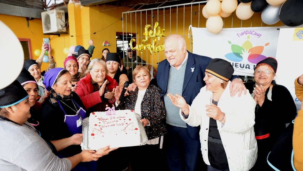 El ministro Masso participó de un nuevo aniversario de la cocina comunitaria Nueva Luz