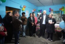 Masso visitó un Centro de Cuidado y Nutrición Infantil en Autopista Sur