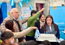 Masso encabezó el 9° aniversario del merendero “A todo pulmón” en el barrio El Sifón