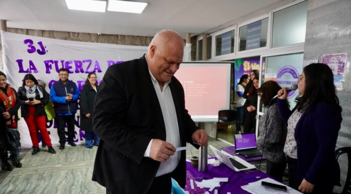 El ministro Masso participó de una actividad de concientización sobre la violencia contra las mujeres