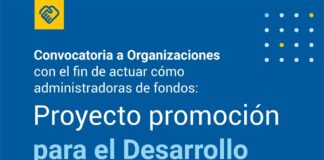 Convocatoria a organizaciones para el proyecto Promoción para el Desarrollo Territorial III