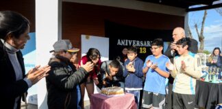 El ministro Masso participó de la jornada conmemorativa por los 13 años de la escuela secundaria Pantaleón Fernández