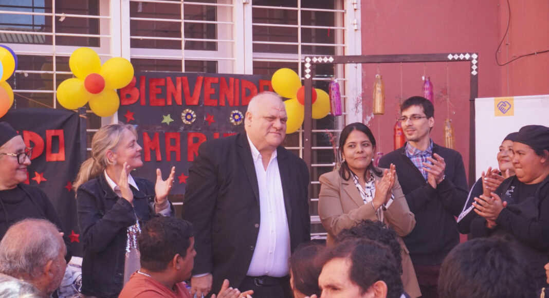 El ministro Masso visitó el comedor San Pedro Nolasco