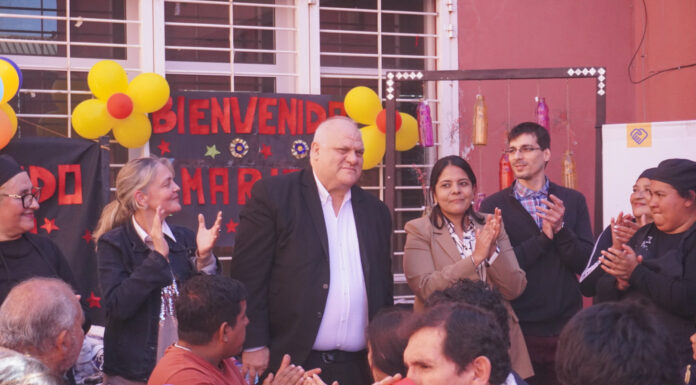 El ministro Masso visitó el comedor San Pedro Nolasco