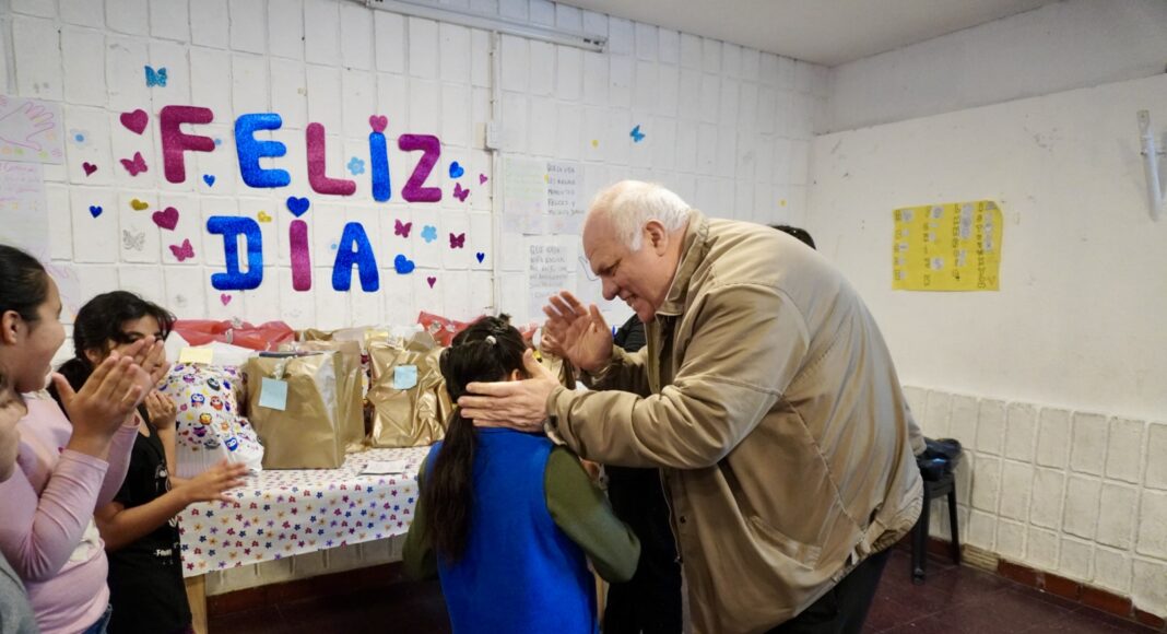 Masso compartió el Día de las Infancias junto a niñas del DCI Santa Rita