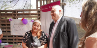 Masso visitó la cocina comunitaria Amor y Vida en el barrio San Miguel