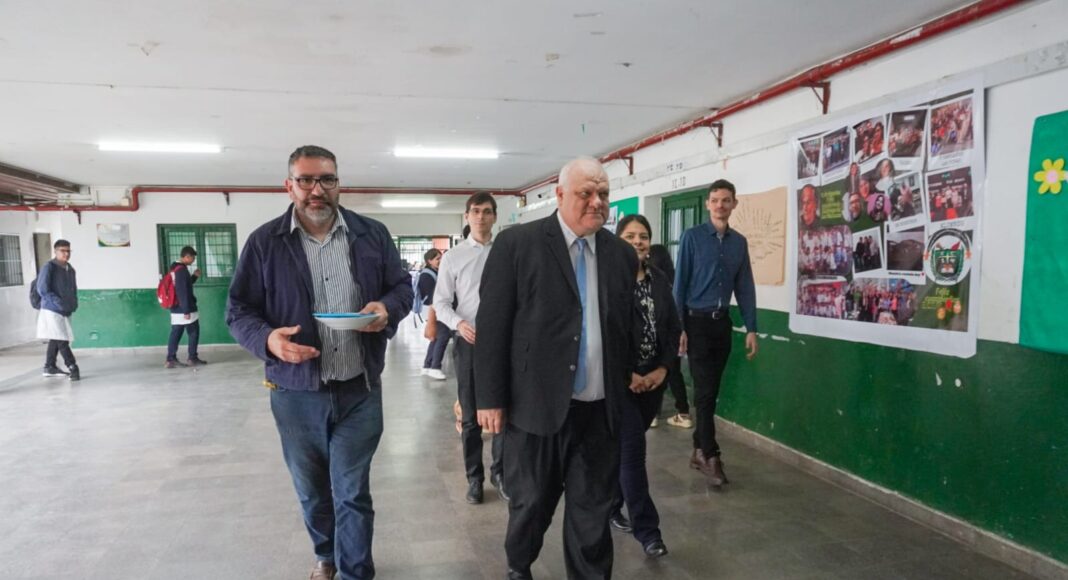 Comedores Escolares, Masso visitó la Escuela Comercio Ildelfonso de las Muñecas
