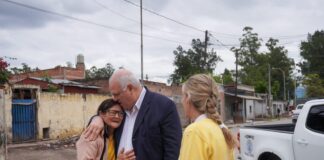 Masso destacó el trabajo comunitario en Los Lapachos