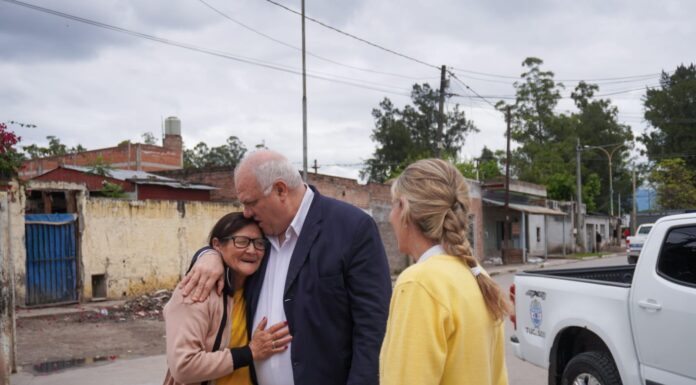 Masso destacó el trabajo comunitario en Los Lapachos
